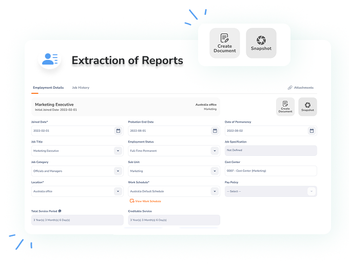Snapshot Reporting