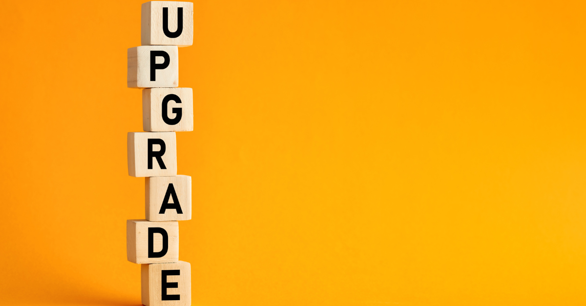 Upgrade Written in Blocks