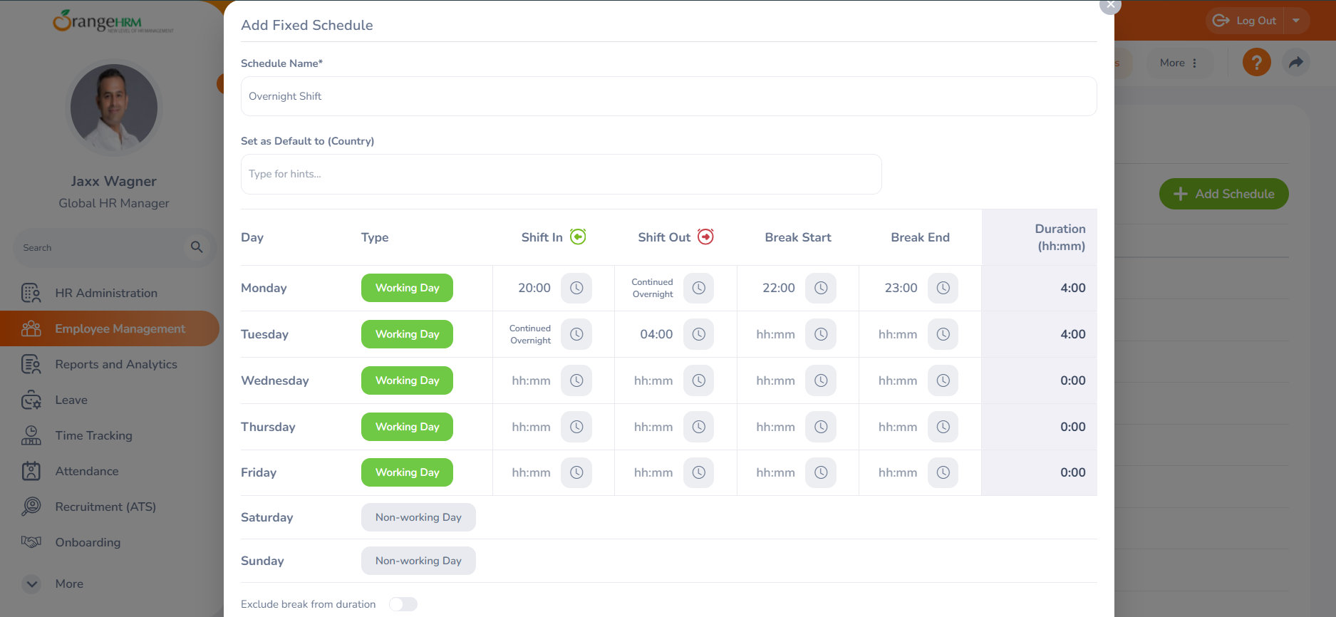 Streamline Staff Scheduling with Work Schedules